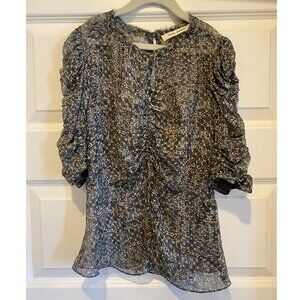 Isabel Marant - Silk mousseline printed top